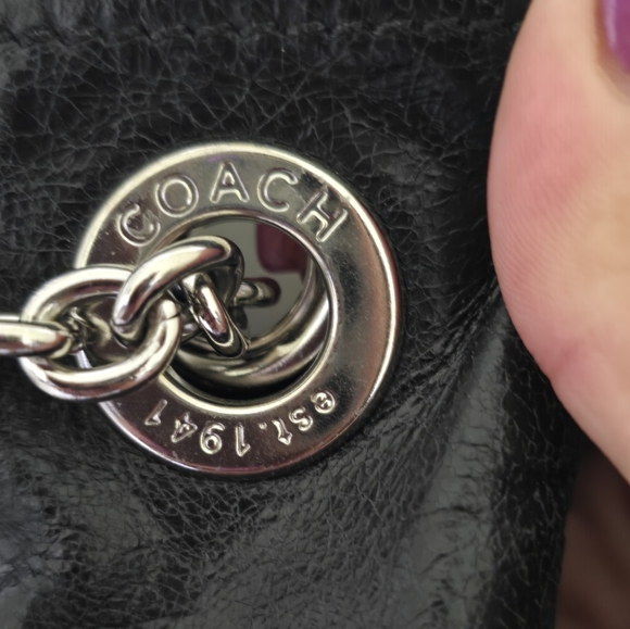 Coach Leather Black Purse Gorgeous! - Picture 3 of 10